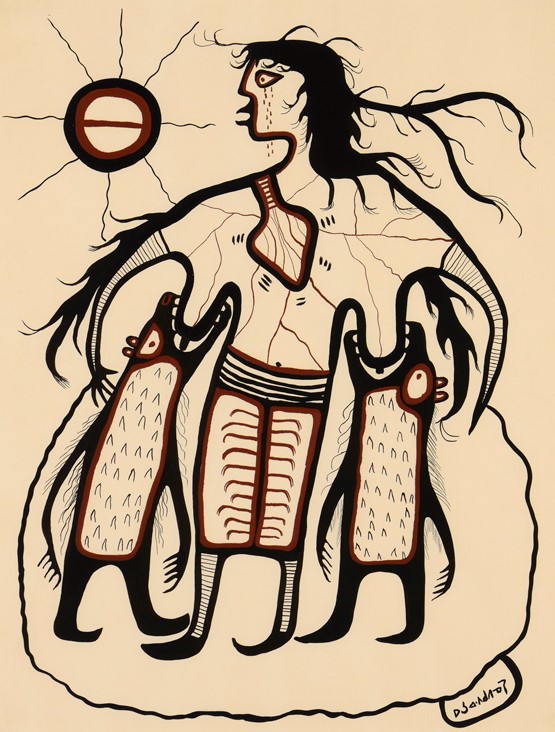 Legend of the Ojibwa Woman and Her Bear Offspring